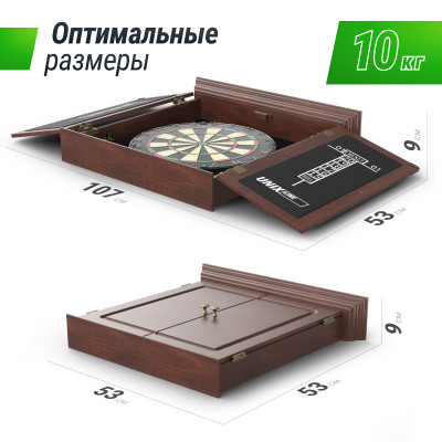 Дартс UNIX Line Dartboard D-46cm Wood