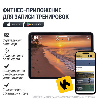 Эллиптический тренажер UNIX Fit E-1100 (10,1