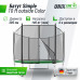 Батут UNIX Line Simple 10 ft (305 см) с внешней защитной сеткой, цветной