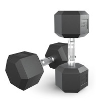 Гантель гексагональная UNIX Fit обрезиненная 15 кг, 2 шт. Гантель гексагональная UNIX Fit обрезиненная 15 кг, 2 шт.