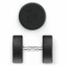 Гантель UNIX Fit PRO круглая обрезиненная 27,5 кг, 2 шт.