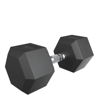 Гантель гексагональная UNIX Fit обрезиненная 20 кг, 2 шт.