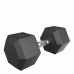 Гантель гексагональная UNIX Fit обрезиненная 20 кг, 2 шт.