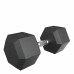 Гантель гексагональная UNIX Fit обрезиненная 30 кг, 2 шт.