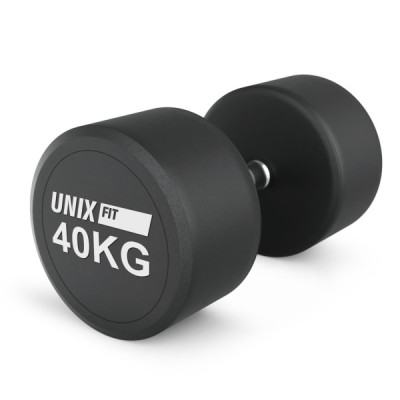 Гантель UNIX Fit PRO круглая обрезиненная 40 кг / шт.
