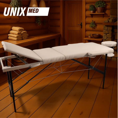 Массажный стол UNIX Superior 3 Section Cream