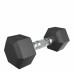 Гантель гексагональная UNIX Fit обрезиненная 5 кг, 2 шт.