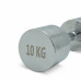 Гантель UNIX Fit PRO круглая хромированная 10 кг, 2 шт.