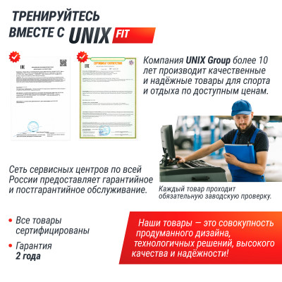 Гантель гексагональная UNIX Fit обрезиненная 20 кг, 2 шт.