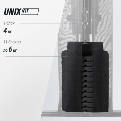 Силовой комплекс UNIX Fit блочный / Block 70 Max