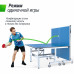 Профессиональный теннисный стол UNIX Line 25 mm MDF (Blue)
