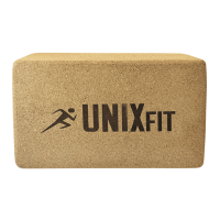 Блок для йоги и фитнеса UNIX Fit пробковый 22.5 х 15 х 7.5 см, 1 шт Блок для йоги и фитнеса UNIX Fit пробковый 22.5 х 15 х 7.5 см, 1 шт