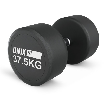 Гантель UNIX Fit PRO круглая обрезиненная 37,5 кг / шт. Гантель UNIX Fit PRO круглая обрезиненная 37,5 кг / шт.