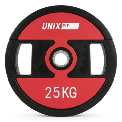 Набор дисков уретановых с хватом UNIX Fit PRO от 2,5 до 25 кг, 6 шт.