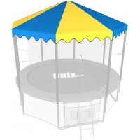 Крыша для батута UNIX Line 8 ft (244 см) синий, жёлтый