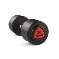 Гантель 38 кг ZIVA серии ZVO уретановое покрытие красная вставка Гантель 38 кг ZIVA серии ZVO уретановое покрытие красная вставка