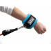 Ремень для тренировки мышц рук регулируемый синий (D-кольцо)