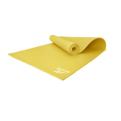 RAYG-11022YL	 Тренировочный коврик (мат) для йоги Reebok желтый 4мм