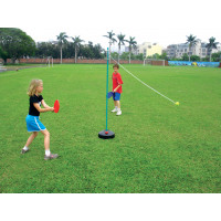 JC-942A Набор для игры в тетербол, Красный/синий