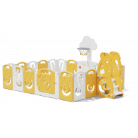 Манеж UNIX Kids SUPREME Music 200x240 Yellow Манеж UNIX Kids SUPREME Music 200x240 Yellow