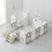 Манеж UNIX Kids SUPREME Space 200x200 Grey с качелями Манеж UNIX Kids SUPREME Space 200x200 Grey с качелями