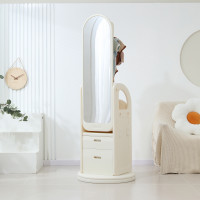 Зеркало напольное UNIX Kids Classic (2 ящика) White Зеркало напольное UNIX Kids Classic (2 ящика) White