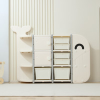 Стеллаж UNIX Kids Whale (8 ящиков) White Стеллаж UNIX Kids Whale (8 ящиков) White