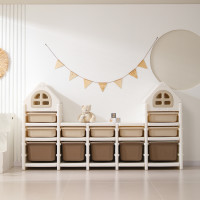 Стеллаж для игрушек UNIX Kids Camel (12 ящиков) Стеллаж для игрушек UNIX Kids Camel (12 ящиков)