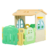 Домик-манеж UNIX Kids Village, для дома и улицы, 100 x 170 см, из безопасных материалов